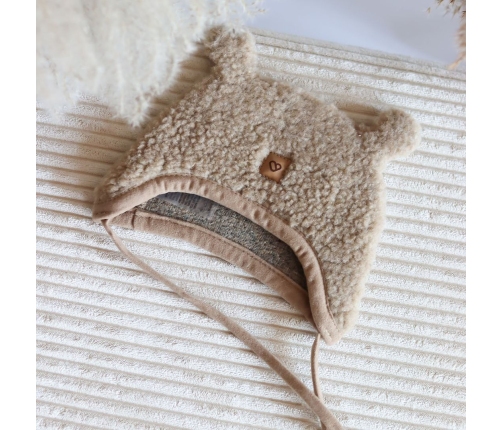 Vilnas cepure Violet Nevada S 0-6m brown