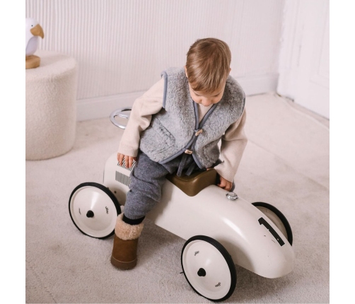 Bērnu vilnas veste Nevada 122/128 grey