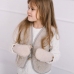 Bērnu vilnas veste Nevada 122/128 beige
