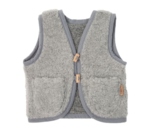 Bērnu vilnas veste Nevada 134/140 grey