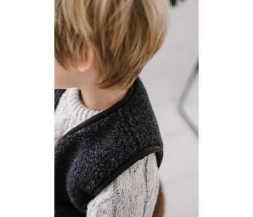 Bērnu vilnas veste Nevada 134/140 anthracite