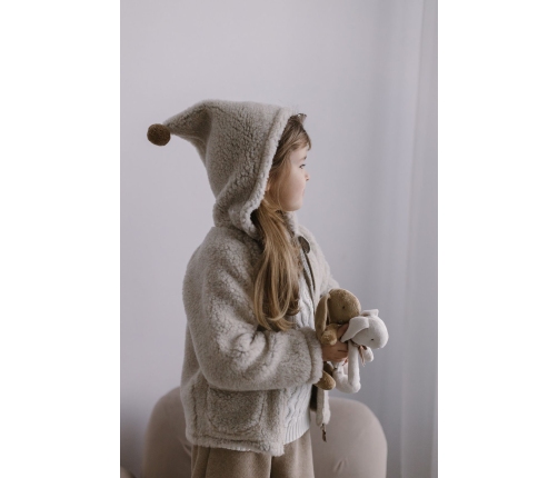 Детская шерстяная кофта Meri Nevada 122/128 beige