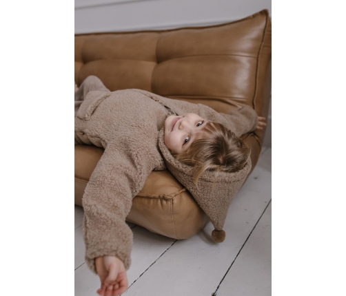 Детская шерстяная кофта Meri Nevada 134/140 brown