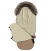 Adjustable footmuff with bag GrowUP Aspen 0-36m vanilla