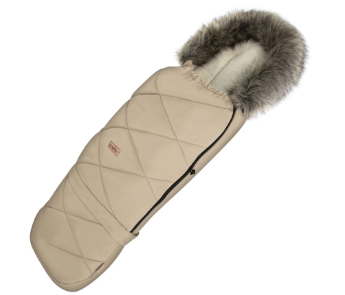 Adjustable footmuff with bag GrowUP Aspen 0-36m vanilla