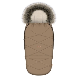 Adjustable footmuff with bag GrowUP Aspen 0-36m latte