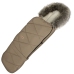 Adjustable footmuff with bag GrowUP Aspen 0-36m latte