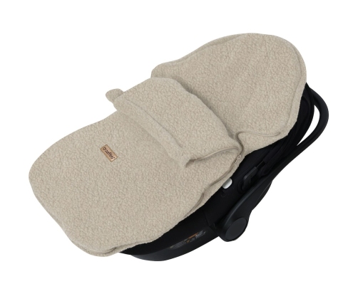 Wool footmuffs mini Nevada 0-18m beige