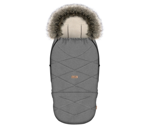 Zaffiro Спальный мешок для коляски GrowUP Scandi light grey