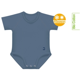 Growing body Bio Cotton 4Season 0-36m blue