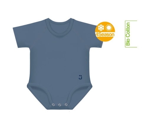 Growing body Bio Cotton 4Season 0-36m blue