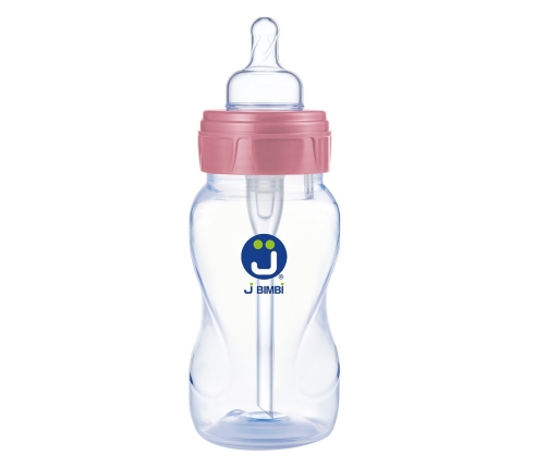 Anti-colic feeding bottle Classic 260ml pink