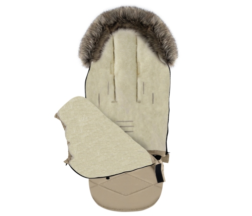 Zaffiro Спальный мешок для коляски GrowUP Nordico beige