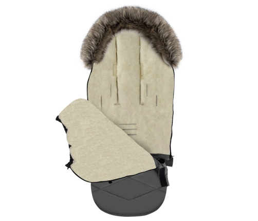 Zaffiro Спальный мешок для коляски GrowUP Aspen anthracite