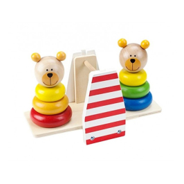 Детская игрушка из дерева Балансирующие медвежата MALIMAS K4914