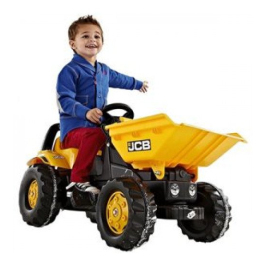 Детский Трактор с педалями Rolly Toys Rolly KID Dumper JCB 024247