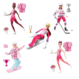Barbie Winter Sports Asst. Kукла HCN30