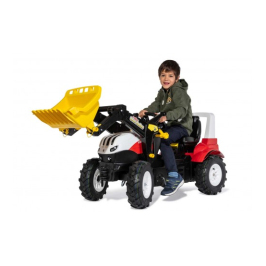 Детский Трактор с педалями и ковшом RollyFarmtrac Premium II Steyr 6300 Terrus CVT 730025