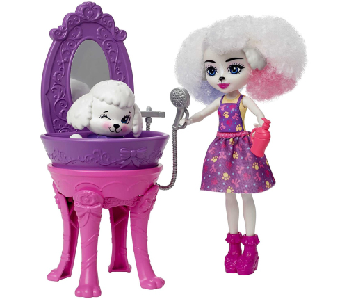 Enchantimals  Poodle Beauty Salon Кукла HHC20