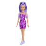 Barbie Fashionistas Doll Asst. Purple Monochrome HBV12 Kукла