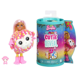 Barbie Cutie Reveal Chelsea Doll Jungle Friends Series Monkey HKR14 Kукла