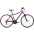 Велосипед Romet Orkan D violet pink 17M