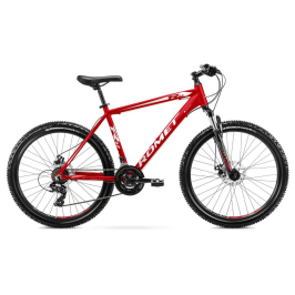 Мужской велосипед Romet Rambler R6.1 26" 17M red/white
