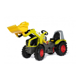Детский Трактор педальный rollyX-Trac Premium CLAAS Axion 960 с ковшом, 2 скорости и тормоз 651122  (3-10 лет) Германия