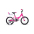 Детский велосипед двухколесный CTM Jenny Kids Pink white 16 дюймов