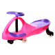 Bērnu mašīna Crazy Car ar LED riteņiem un klaksonu Pink