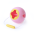 Quut Ballo Mini Sweet Pink + Yellow Stone Маленькое ведёрко