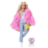 Barbie Extra Doll-Fluffy Pink Jacket кукла GRN28