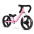 Детский складной велосипед/бегунок Smart Trike Balance Bike Pink