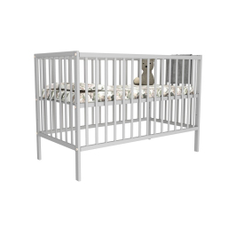 Детская кроватка Bobas Magda Grey 120x60 cm