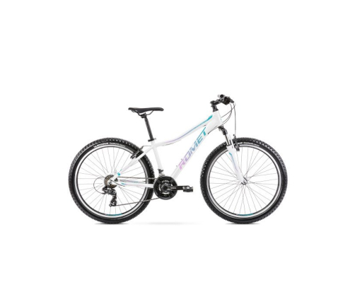 Женский велосипед Romet Jolene 6.1 White/Green 26 collas