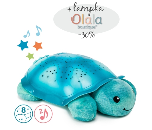 TWINKLING TURTLE AQUA +SOOTHING SOUNDS