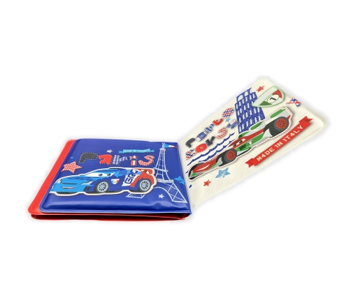 CARS BATH BOOK W/ SQUEAKER