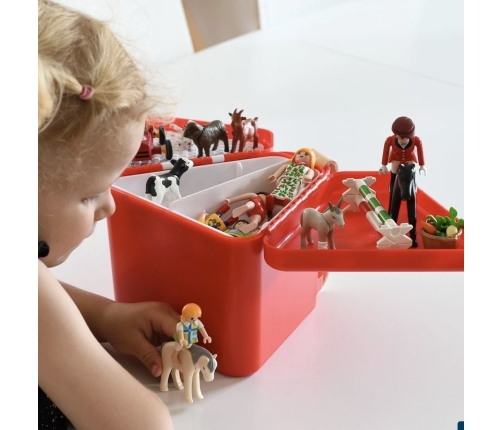 Trunki TeeBee Travel Toy Box - Red