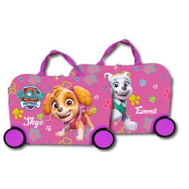 PAW PATROL SUITCASE PINK RIDE ON