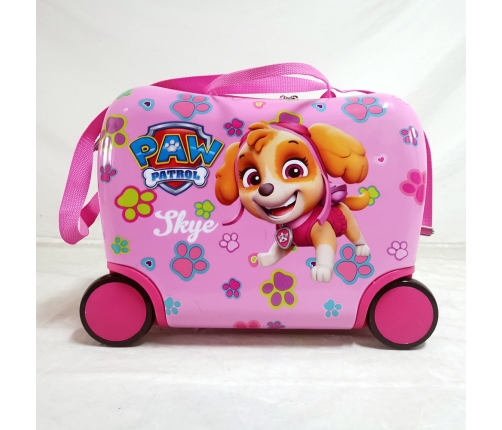 PAW PATROL SUITCASE PINK RIDE ON