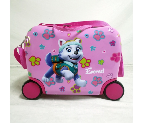 PAW PATROL SUITCASE PINK RIDE ON