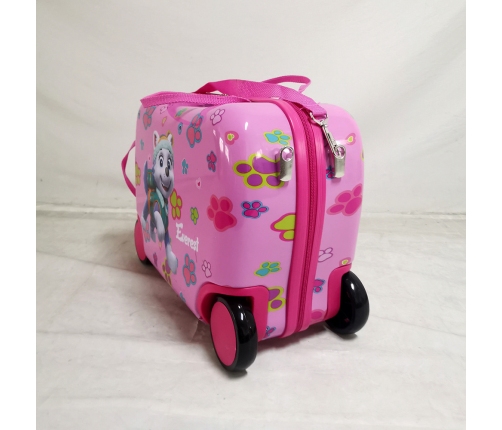 PAW PATROL SUITCASE PINK RIDE ON