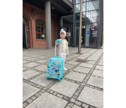 PAW PATROL SUITCASE TURKUOISE 16