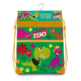 CRAZY DINO GYM BAG 40X30 CM