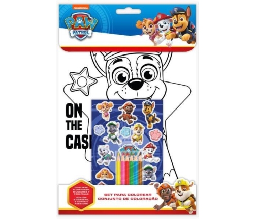 COLORING SET PAW PATROL