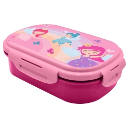 RECTANGULAR LUNCH BOX WITH CUTLERY FAIRY