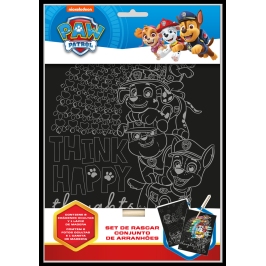 SCRATCH ART SET PAW PATROL