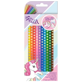 SET PENCILS 12 COLOURS YOU ARE SPECIAL