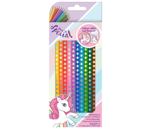 SET PENCILS 12 COLOURS YOU ARE SPECIAL