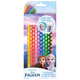 SET PENCILS 12 COLOURS FROZEN 2